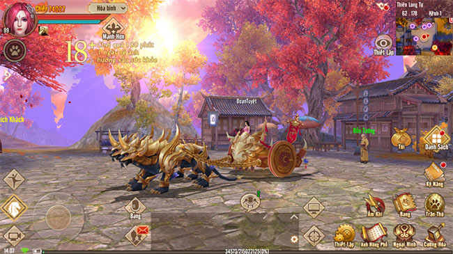 Thú cưỡi đôi trong Tan Thien Long VNG
