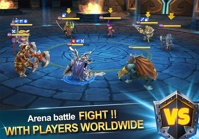 Chiến đấu với game thủ trên toàn thế giới trong Đấu trường