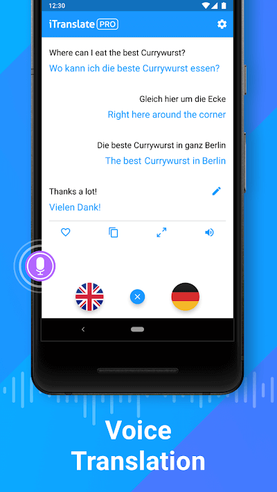 iTranslate Translator & Dictionary cho Android