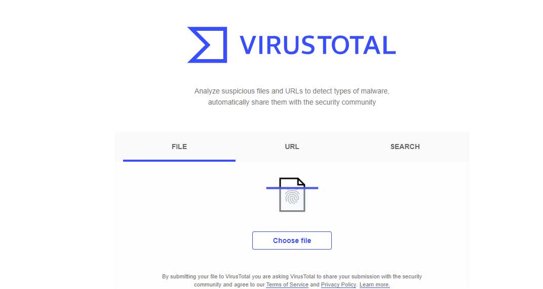 VirusTotl dễ sử dụng
