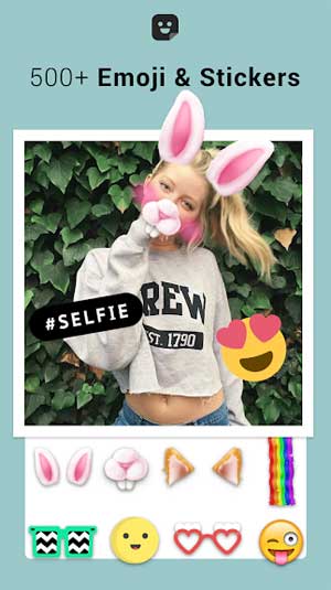 App có hơn 500 sticker và biểu tượng cảm xúc đa dạng