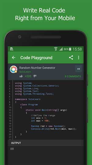 Viết code thực từ chính điện thoại của bạn