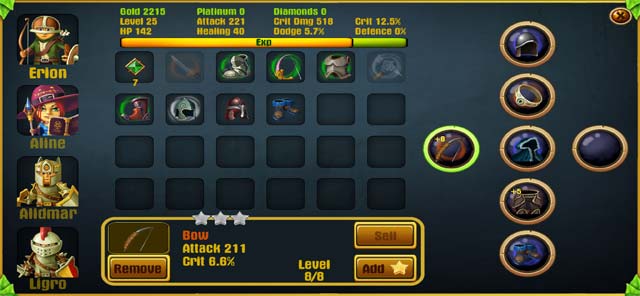 Kings Hero 2 có 4 lớp nhân vật sở hữu kỹ năng đặc biệt riêng
