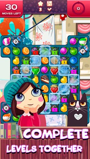 Hoàn thành các level match 3 khó nhằn
