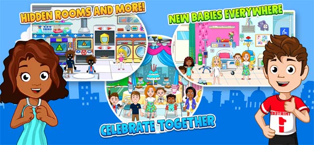 Tự tạo nên câu chuyện và cuộc phiêu lưu của riêng mình trong My City: Newborn Baby