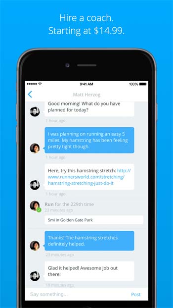 Thuê huấn luyện viên cá nhân trong Coach me