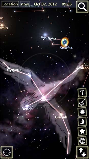 Ứng dụng ngắm sao tuyệt vời trên iPhone và iPad - StarTracker