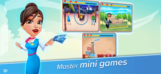 Chinh phục các mini-game tuyệt hay trong Amber's Airline - 7 Wonders