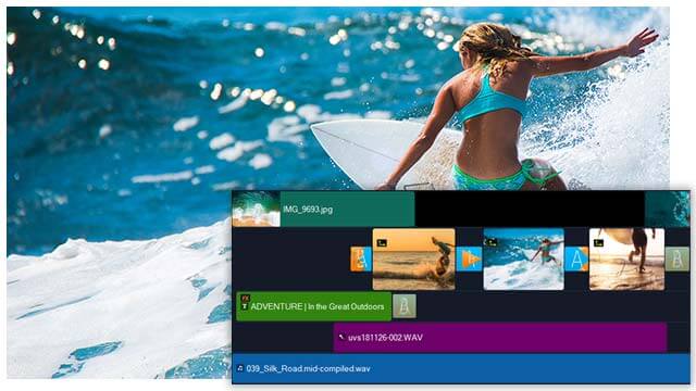 Corel VideoStudio Pro  hỗ trợ chỉnh sửa nhanh