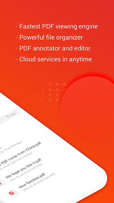 WPS PDF Reader & Viewer cho Android