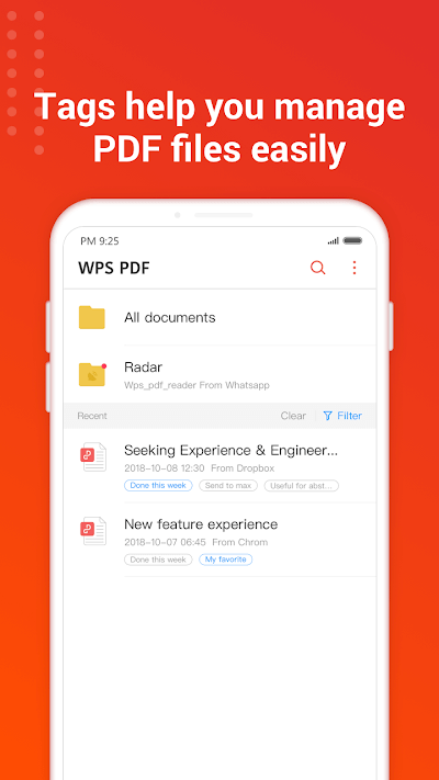 WPS PDF Reader & Viewer cho Android