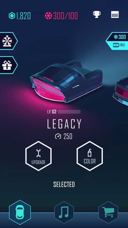 Game âm nhạc kết hợp đua xe siêu đẹp siêu vui - Beat Racer