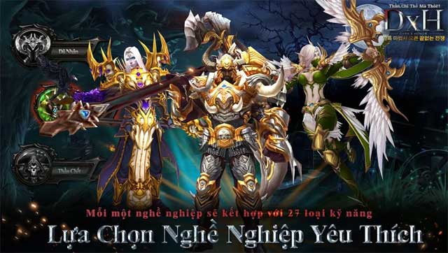 Lựa chọn một nhân vật bạn yêu thích trong Dark X Honor 