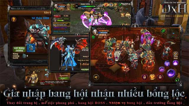 Gia nhập một Guild trong Dark X Honor và nhận được nhiều lợi ích