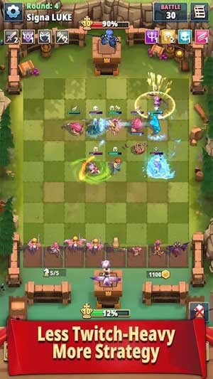Auto Chess Legends for Android khá chú trọng yếu tố chiến thuật
