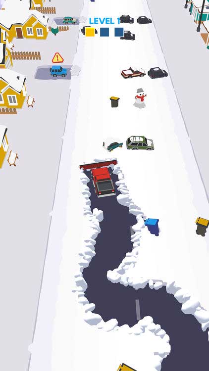 Game dọn tuyết mở đường đi hấp dẫn - Clean Road