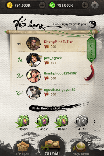 Chơi game ZingPlay Cờ Tướng trên Android