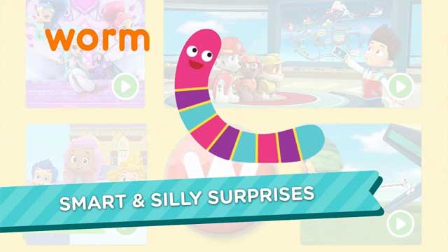 Khám phá vô  số bất ngờ thú vị trong ứng dụng Nick Jr. cho Android