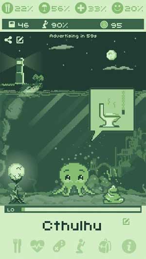 Cthulhu Virtual Pet không dành cho người thiếu kiên nhẫn