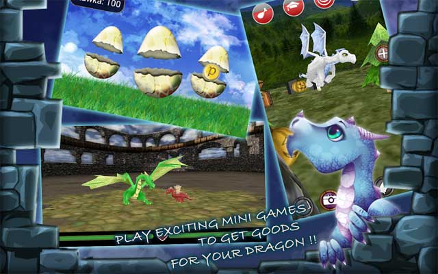 Dragon Pet Android có rất nhiều mini game vui nhộn đang chờ bạn khám phá