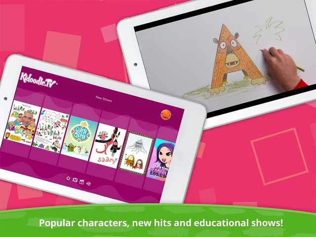 Kidoodle.TV cung cấp nhiều bộ phim hoạt hình và chương trình giáo dục nổi tiếng