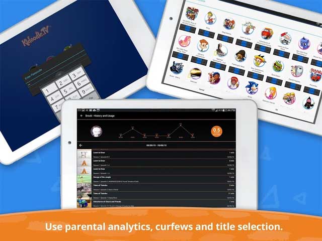 Ứng dụng chọn lọc các bộ phim phù hợp với trẻ dựa trên sự kiểm soát của phụ huynh