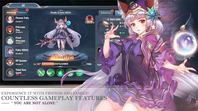 Soul Destiny cho Android có vô số tính năng hấp dẫn