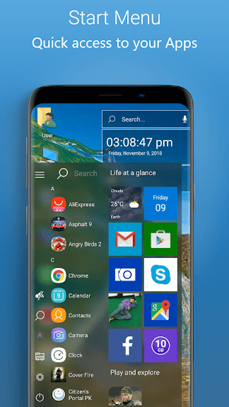 Computer Launcher cho Android có khả năng tùy biến cao