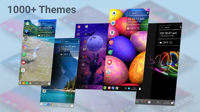 Computer Launcher cho Android có kho hình nền phong phú