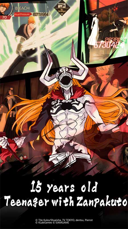 BLEACH Mobile 3D được thiết kế dựa trên series truyện tranh Bleach nổi tiếng