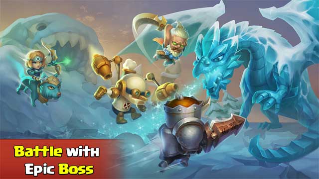Tham gia vào các trận chiến tiêu diệt boss hoành tráng