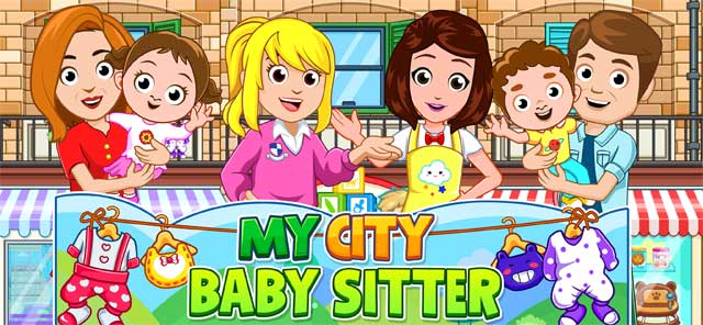 Game bé tập làm người trông trẻ - My City: Babysitter