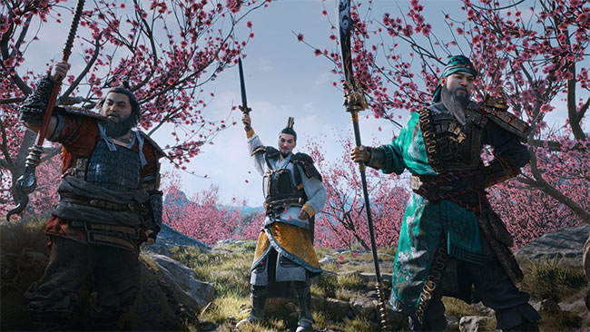 Kết nghĩa Vườn Đào trong game 