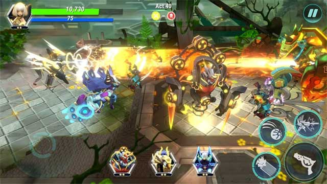 Game Eternity Legends sở hữu đồ họa và hiệu ứng hình ảnh ấn tượng