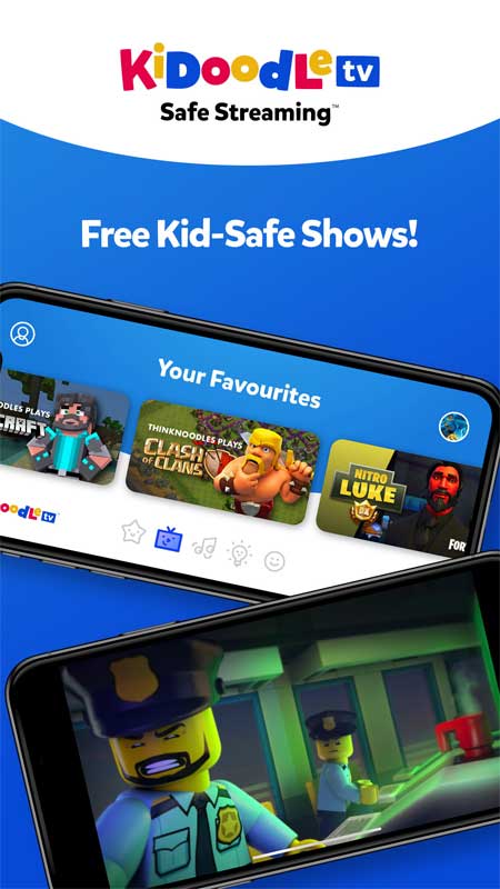 Ứng dụng xem phim hoạt hình an toàn cho trẻ nhỏ - Kidoodle.TV