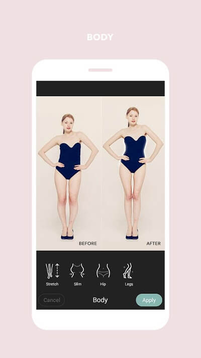 Thay đổi vóc dáng với Cymera