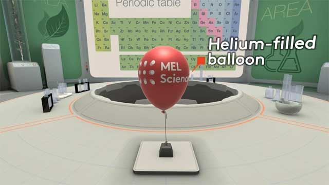 Quan sát kết cấu phân tử của một quả bóng bay