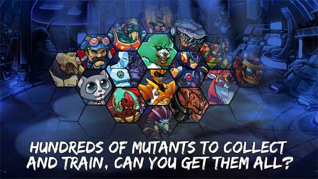 Thu thập và huấn luyện hàng trăm sinh vật đột biến trong Mutants: Genetic Gladiators