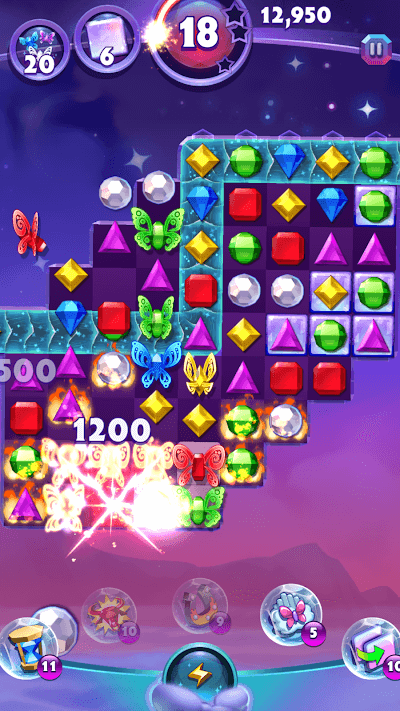 Một loạt thử thách thú vị trong game Bejeweled Stars