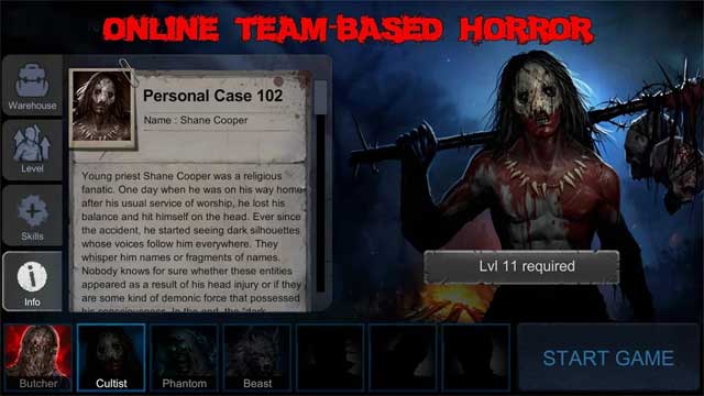 Horrorfield cho Android là game kinh dị online chơi theo nhóm cực rùng rợn 
