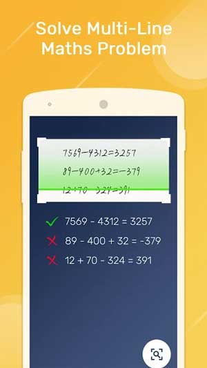 Smart Calculator for Android có thể giải quyết nhiều vấn đề toán học 