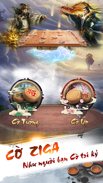 Chơi cờ úp trên điện thoại