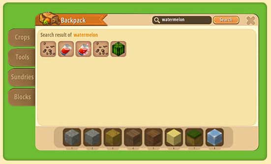 Mini World hỗ trợ tìm đồ vật trong nháy mắt