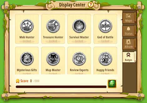 Hệ thống huy hiệu của Mini World