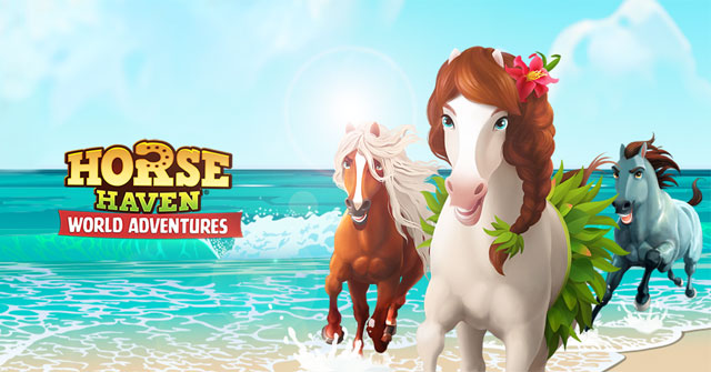 Horse Haven World Adventures cho iOSGame đua ngựa vòng quanh thế giới