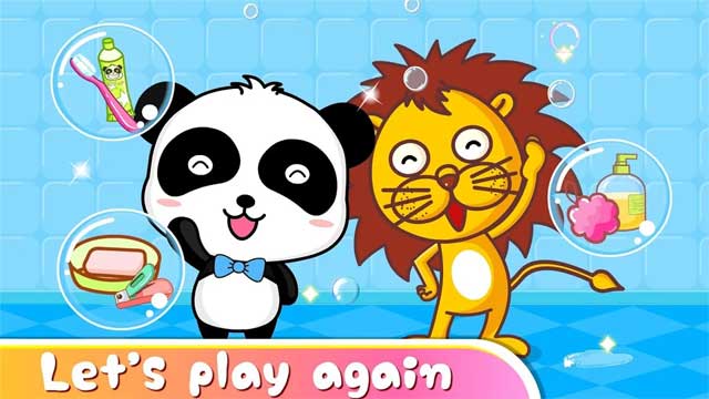 Healthy Little Baby Panda for Android có rất nhiều hoạt động tương tác lành mạnh cho trẻ