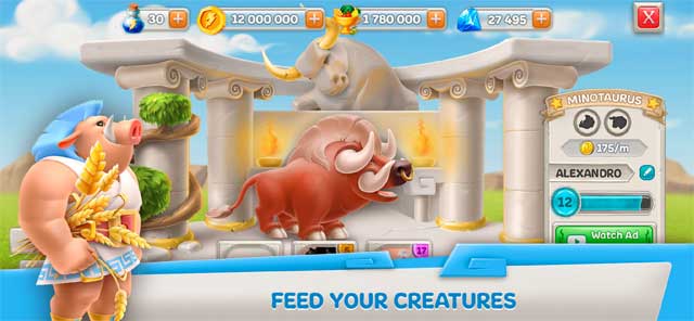 Nuôi dưỡng và chăm sóc các sinh vật bước ra từ thần thoại Hy Lạp