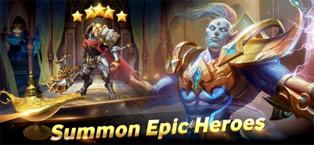 Triệu hồi hơn 200 anh hùng để đánh bại ác quỷ cổ đại trong Rise of Heroes