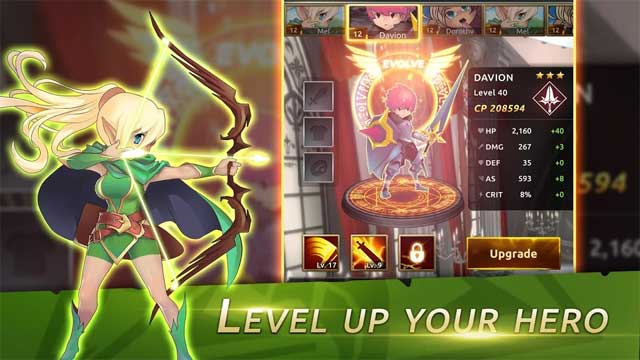 Nâng cấp cho anh hùng của bạn 