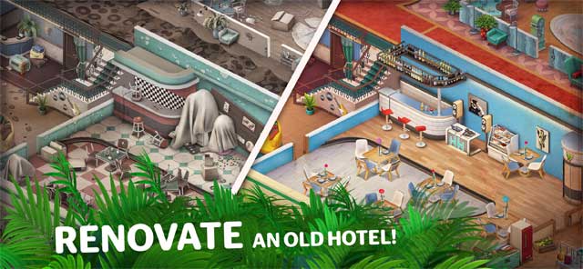 Tìm kiếm đồ vật ẩn và cải tạo lại khách sạn cũ trong Hidden Hotel